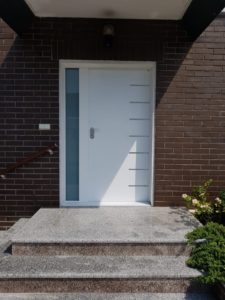 Security doors for external use