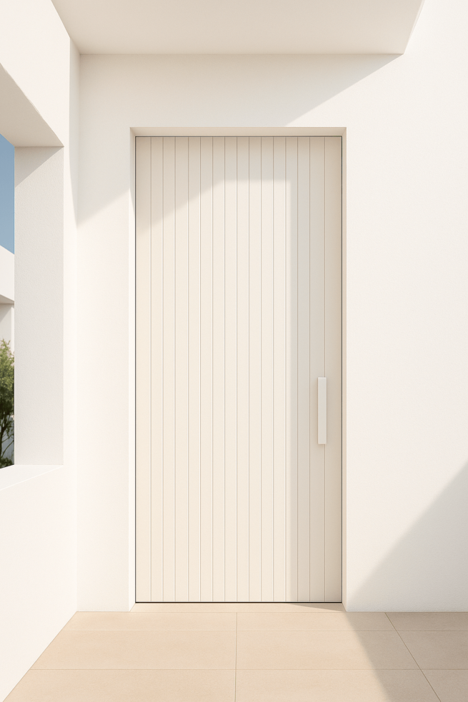 HLM Linea Vertical ALU- protuprovalna vrata - eksterijer